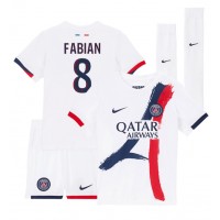 Dječji Nogometni Dres Paris Saint-Germain Fabian Ruiz #8 Gostujuci 2024-25 Kratak Rukav (+ Kratke hlače)